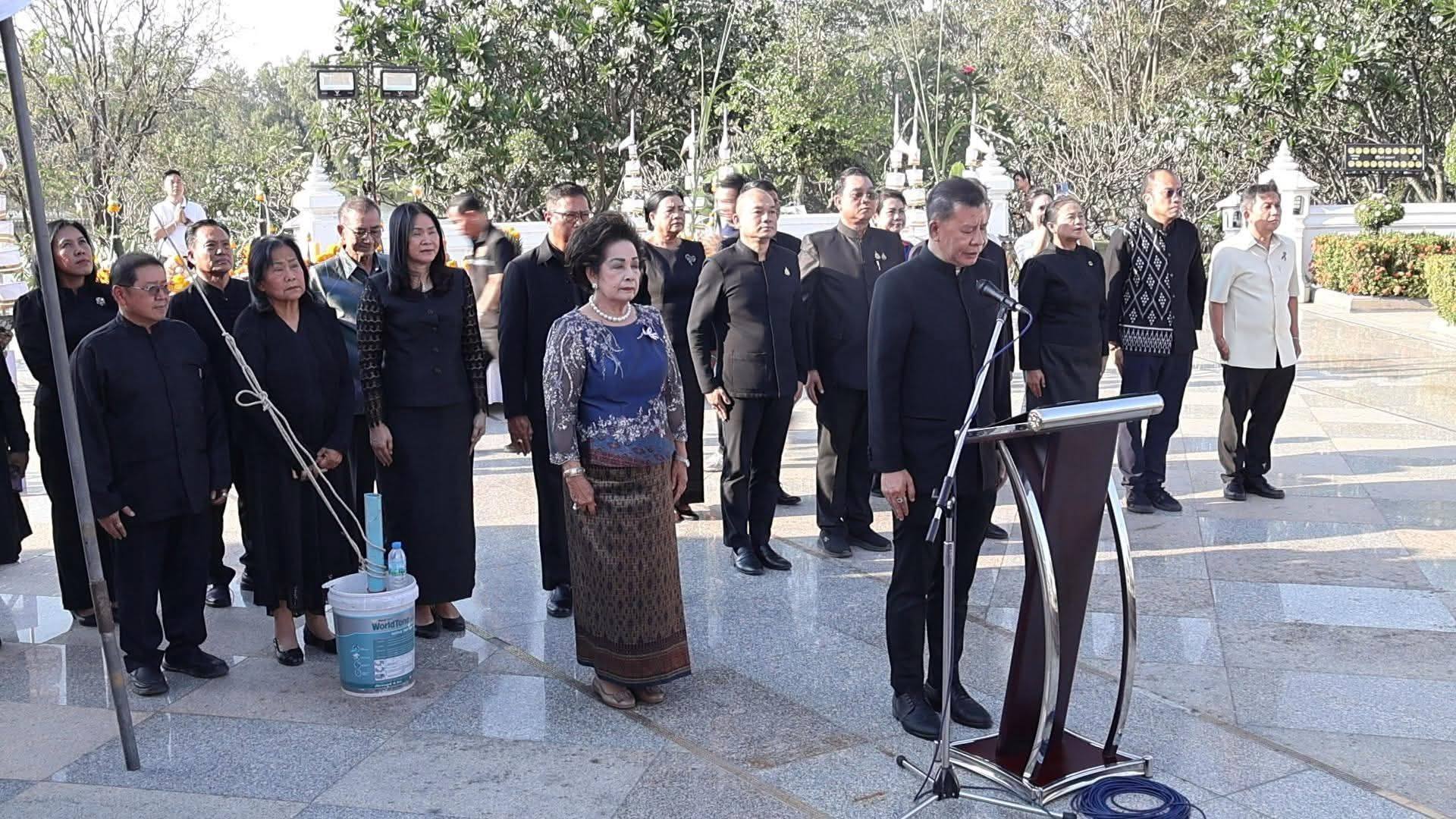 พช.พระนครศรีอยุธยา🔹 ⭐️พช.อยุธยา ร่วมพิธีบวงสรวงและเจริญพระพุทธมนต์ เนื่องในวันพระมหาวีรสตรี สมเด็จพระสุริโยทัย วันคล้ายวันสิ้นพระชนม์ของสมเด็จพระสุริโยทัย วีรกษัตรีแห่งกรุงศรีอยุธยา 